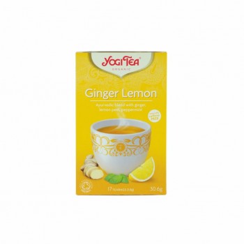 Yogi Tea Ginger Lemon 30,6γρ. BIO