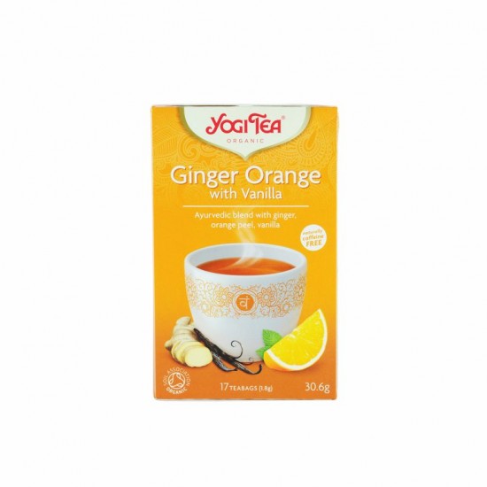 Yogi Tea Ginger Orange 30,6gr. BIO ΒΙΟΛΟΓΙΚΑ ΠΡΟΙΟΝΤΑ