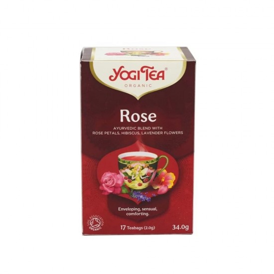 Yogi Tea Rose 34γρ. ΒΙΟ ΒΙΟΛΟΓΙΚΑ ΠΡΟΙΟΝΤΑ