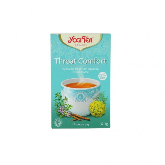 Yogi Tea Throat Comfort 32,3γρ. ΒΙΟ ΒΙΟΛΟΓΙΚΑ ΠΡΟΙΟΝΤΑ