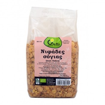 Νιφάδες σόγιας ολικής άλεσης 250γρ. ΒΙΟ Νιφάδες σόγιας ολικής άλεσης 250γρ. ΒΙΟ