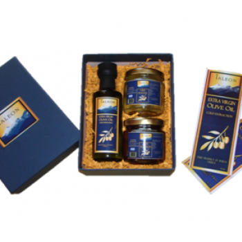 Συσκευασία δώρου ελαιόλαδο και ελιές Taleon Συσκευασία δώρου ελαιόλαδο και ελιές Taleon