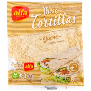 Τορτίγιες ολικής 370γρ. Τορτίγιες ολικής 370γρ.