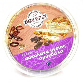 Χαλβάς Κυργίων με σοκολάτα υγείας και αμύγδαλα 450γρ. Χαλβάς Κυργίων με σοκολάτα υγείας και αμύγδαλα 450γρ.