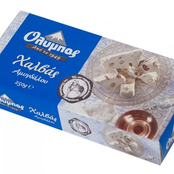 Χαλβάς Όλυμπος αμυγδάλου 250γρ. Χαλβάς Όλυμπος αμυγδάλου 250γρ.