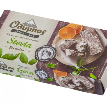 Χαλβάς Όλυμπος με σοκολάτα υγείας και στέβια 250γρ. Χαλβάς Όλυμπος με σοκολάτα υγείας και στέβια 250γρ.